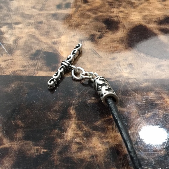 Antique Silver & Turquoise Bracelet - Picture 5 of 9